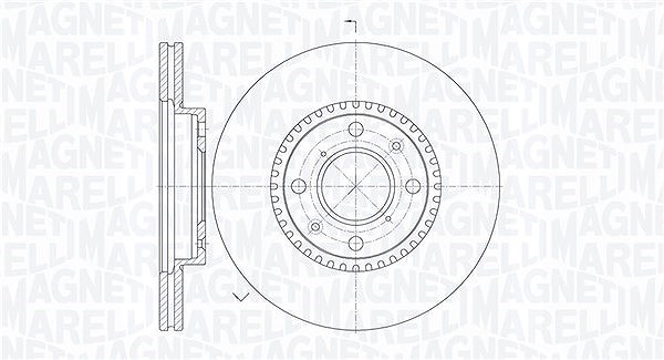 Magneti Marelli Bremsscheibe [Hersteller-Nr. 361302040516] für Opel, Suzuki, Vauxhall