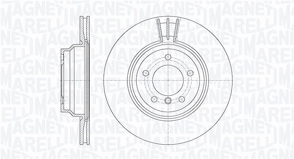 Magneti Marelli Bremsscheibe [Hersteller-Nr. 361302040514] für BMW
