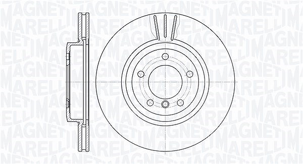 Magneti Marelli Bremsscheibe [Hersteller-Nr. 361302040434] für BMW