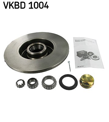 Skf 1x Bremsscheibe [Hersteller-Nr. VKBD1004] für Seat, VW