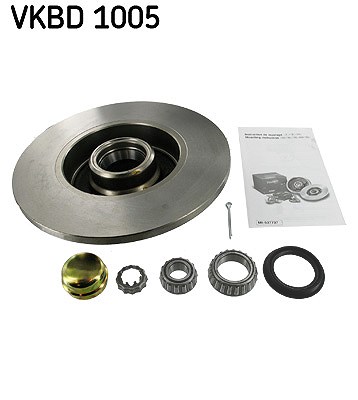 Skf 1x Bremsscheibe [Hersteller-Nr. VKBD1005] für Seat, VW