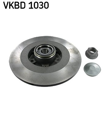 Skf 1x Bremsscheibe [Hersteller-Nr. VKBD1030] für Renault