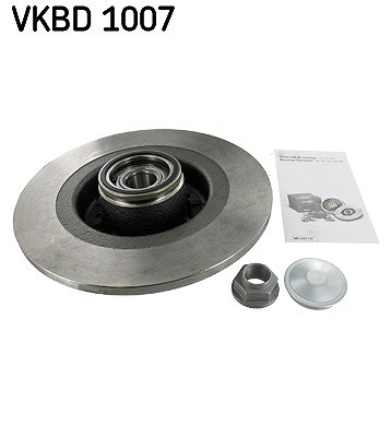 Skf 1x Bremsscheibe [Hersteller-Nr. VKBD1007] für Renault