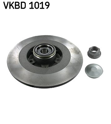 Skf 1x Bremsscheibe [Hersteller-Nr. VKBD1019] für Renault