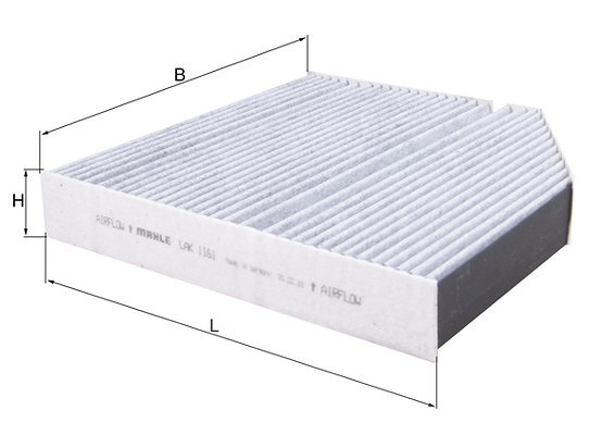 Mahle Innenraumfilter [Hersteller-Nr. LAK1161] für Mercedes-Benz
