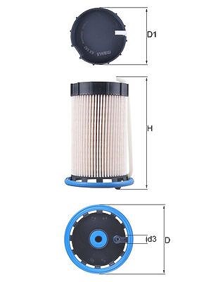 Mahle Kraftstofffilter [Hersteller-Nr. KX592] für VW, Audi