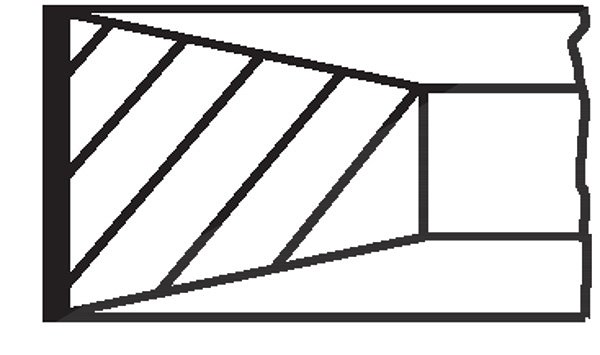Mahle Kolbenringsatz [Hersteller-Nr. 08169N0] für BMW, Bertone