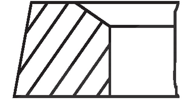 Mahle Kolbenringsatz [Hersteller-Nr. 50359N0] für Porsche