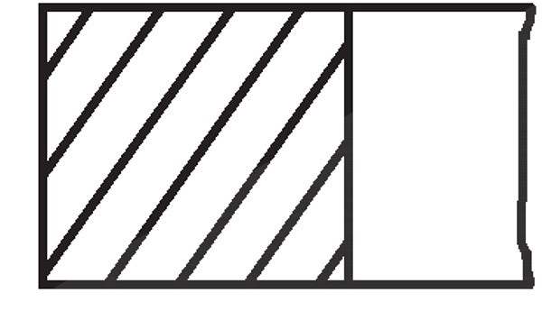 Mahle Kolbenringsatz [Hersteller-Nr. 08278N0] für BMW
