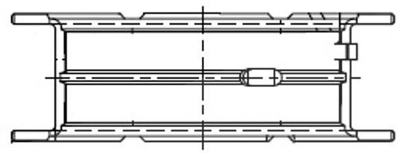 Mahle Kurbelwellenlager [Hersteller-Nr. 001FL21834050] für Jeep, Mercedes-Benz
