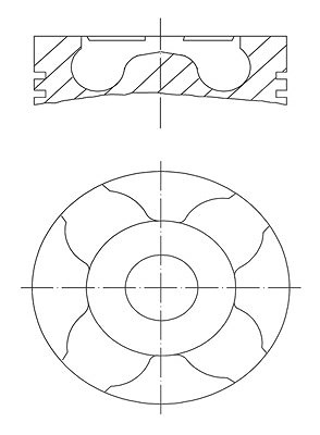 Mahle Kolben [Hersteller-Nr. 0100401] für Subaru, Vauxhall, Opel, Suzuki