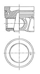Kolbenschmidt Kolben [Hersteller-Nr. 41785620] für VW, Man
