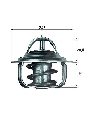 Mahle Thermostat, Kühlmittel [Hersteller-Nr. TX588D] für Opel, Ford, Vauxhall, Reliant, Saab