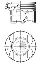 Kolbenschmidt Kolben [Hersteller-Nr. 41080600] für Mercedes-Benz