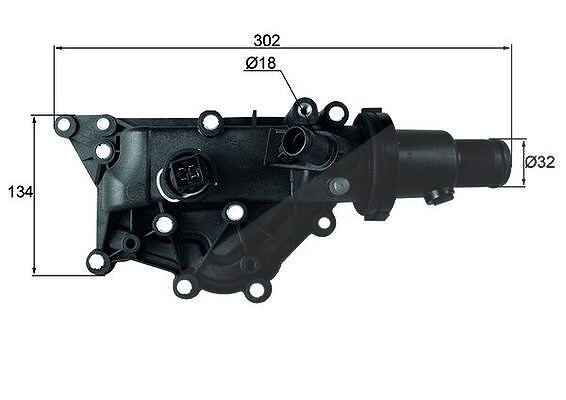 Mahle Thermostat, Kühlmittel [Hersteller-Nr. TH6089] für Renault