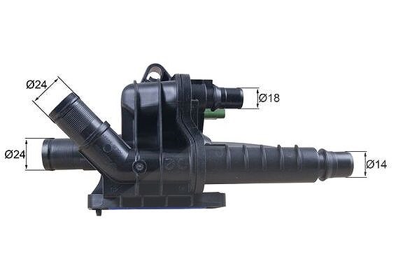 Mahle Thermostat, Kühlmittel [Hersteller-Nr. TH6683] für Citroën, Subaru, Toyota, Fiat, Peugeot, Ds