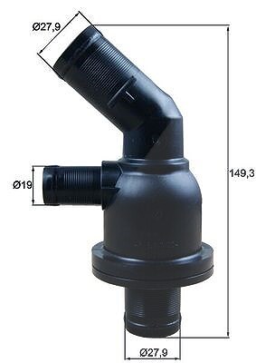 Mahle Thermostat, Kühlmittel [Hersteller-Nr. TH5587] für Renault, Smart