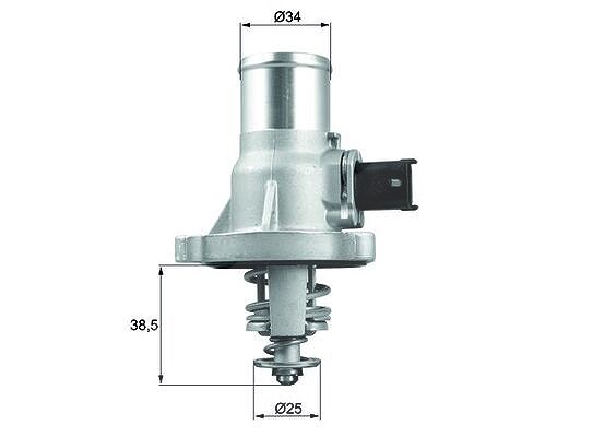Mahle Thermostat, Kühlmittel [Hersteller-Nr. TM41105] für Chevrolet, Alfa Romeo, Fiat, Vauxhall, Opel
