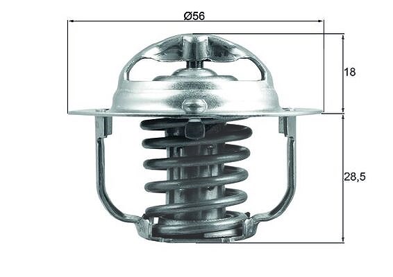 Mahle Thermostat, Kühlmittel [Hersteller-Nr. TX20891D] für Subaru