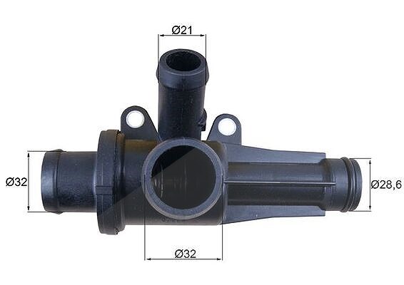 Mahle Thermostat, Kühlmittel [Hersteller-Nr. TH4587] für Smart, Mitsubishi