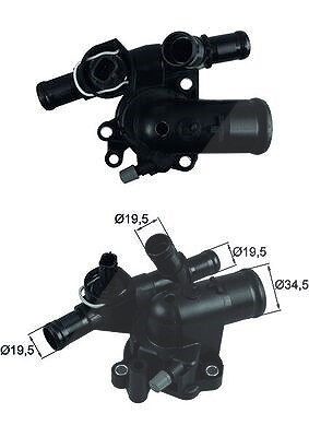 Mahle Thermostat, Kühlmittel [Hersteller-Nr. TI24889] für Rover, Nissan, Renault