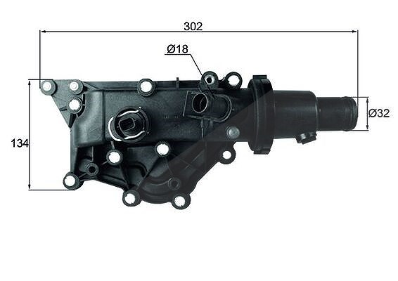 Mahle Thermostat, Kühlmittel [Hersteller-Nr. TH5989] für Renault