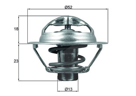 Mahle Thermostat, Kühlmittel [Hersteller-Nr. TX17595D] für Nissan, Renault