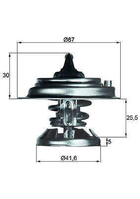 Mahle Thermostat, Kühlmittel [Hersteller-Nr. TX2980D] für Ssangyong, Puch, Mercedes-Benz