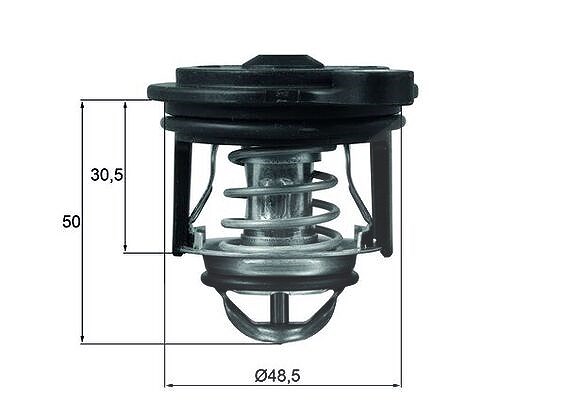 Mahle Thermostat, Kühlmittel [Hersteller-Nr. TI24650] für Ford