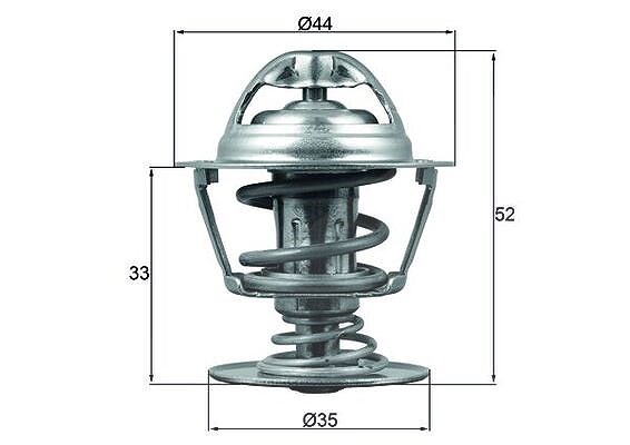 Mahle Thermostat, Kühlmittel [Hersteller-Nr. TX17388D] für Citroën, Peugeot, Jaguar