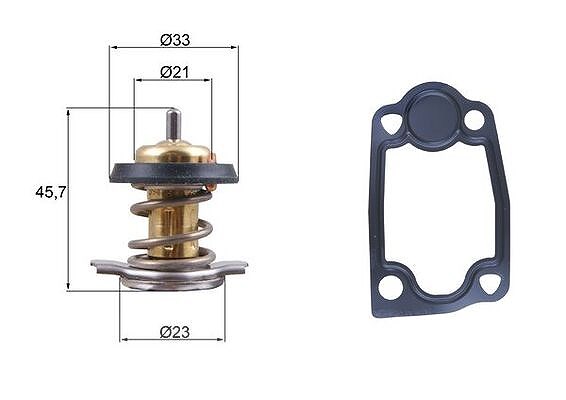 Mahle Thermostat, Kühlmittel [Hersteller-Nr. TX26679D] für Citroën, Fiat, Peugeot