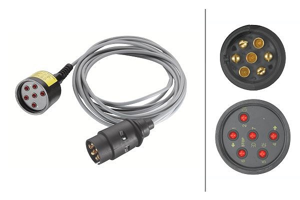 Hella Prüfgerät, Anhängersteckdose [Hersteller-Nr. 8PD004509-001]