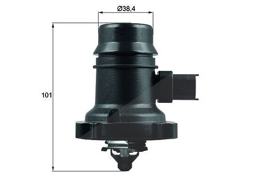 Mahle Thermostat, Kühlmittel [Hersteller-Nr. TM37103] für Vauxhall, Opel, Peugeot, Chevrolet