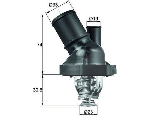 Mahle Thermostat, Kühlmittel [Hersteller-Nr. TI20090] für Mazda, Ford, Volvo