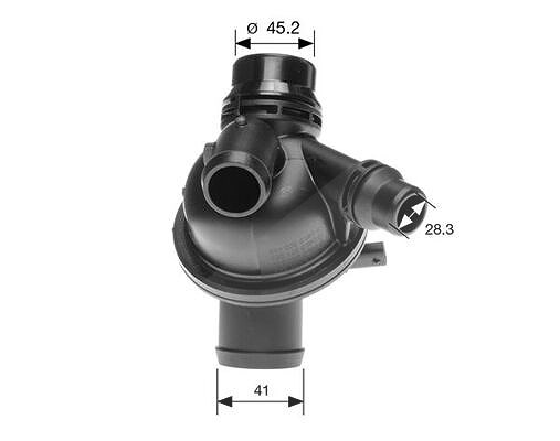Mahle Thermostat, Kühlmittel [Hersteller-Nr. TM42103] für BMW