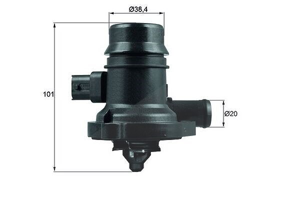 Mahle Thermostat, Kühlmittel [Hersteller-Nr. TM36103] für Vauxhall, Buick, Opel, Chevrolet