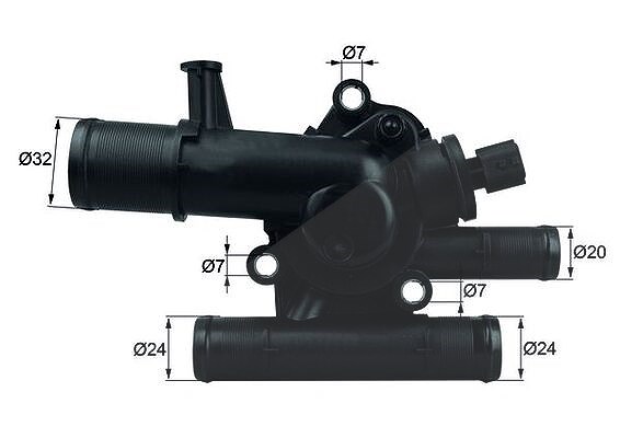 Mahle Thermostat, Kühlmittel [Hersteller-Nr. TI21489] für Renault