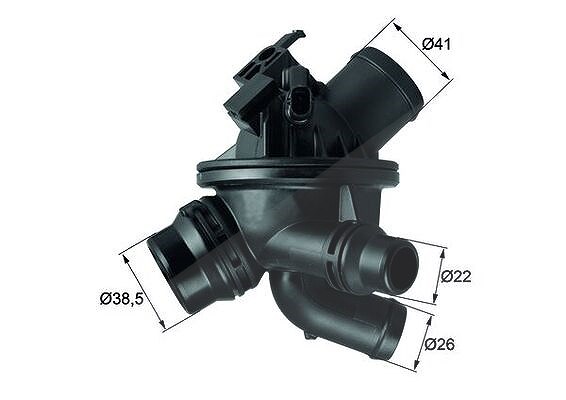 Mahle Thermostat, Kühlmittel [Hersteller-Nr. TM2197] für BMW