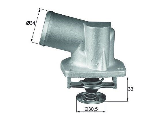 Mahle Thermostat, Kühlmittel [Hersteller-Nr. TI13292D] für Vauxhall, Chevrolet, Opel