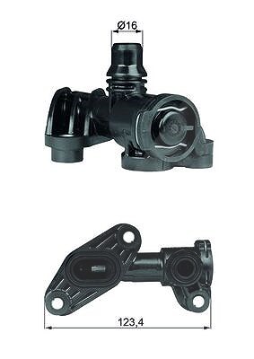 Mahle Thermostat, Ölkühlung [Hersteller-Nr. TO693] für BMW