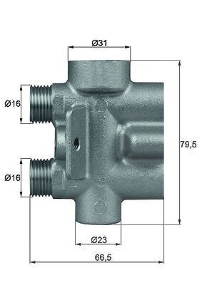 Mahle Thermostat, Ölkühlung [Hersteller-Nr. TO975] für VW, Audi