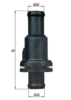 Mahle Thermostat, Kühlmittel [Hersteller-Nr. TH580] für VW, Seat, Audi