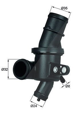 Mahle Thermostat, Kühlmittel [Hersteller-Nr. TH480] für Mercedes-Benz