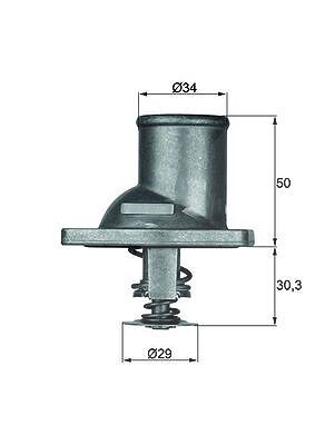 Mahle Thermostat, Kühlmittel [Hersteller-Nr. TI192] für Opel, Isuzu, Daewoo, Vauxhall