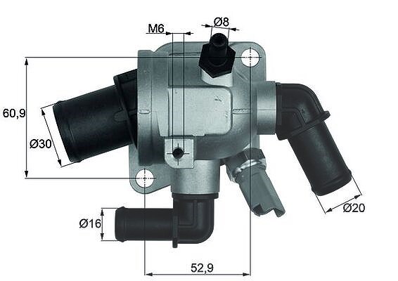 Mahle Thermostat, Kühlmittel [Hersteller-Nr. TI17388] für Opel, Alfa Romeo, Fiat, Lancia, Suzuki, Vauxhall