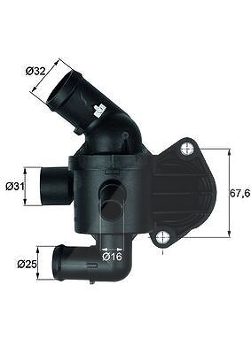 Mahle Thermostat, Kühlmittel [Hersteller-Nr. TI1592] für Skoda, VW, Seat, Audi