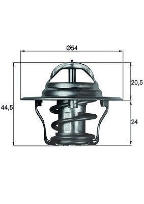 Mahle Thermostat, Kühlmittel [Hersteller-Nr. TX492D] für Ford Usa, Ford, Rover, Mazda