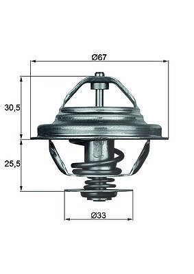 Mahle Thermostat, Kühlmittel [Hersteller-Nr. TX2771D] für Alpina, BMW