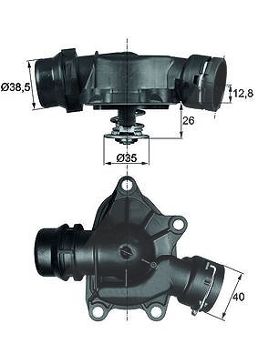 Mahle Thermostat, Kühlmittel [Hersteller-Nr. TI2688] für BMW