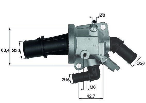 Mahle Thermostat, Kühlmittel [Hersteller-Nr. TI15388] für Opel, Vauxhall, Suzuki, Subaru